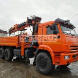 Ямобур Камаз 43118 с кму Hangil (Хангил) HGC 987 (8,0 тонн) фото 4